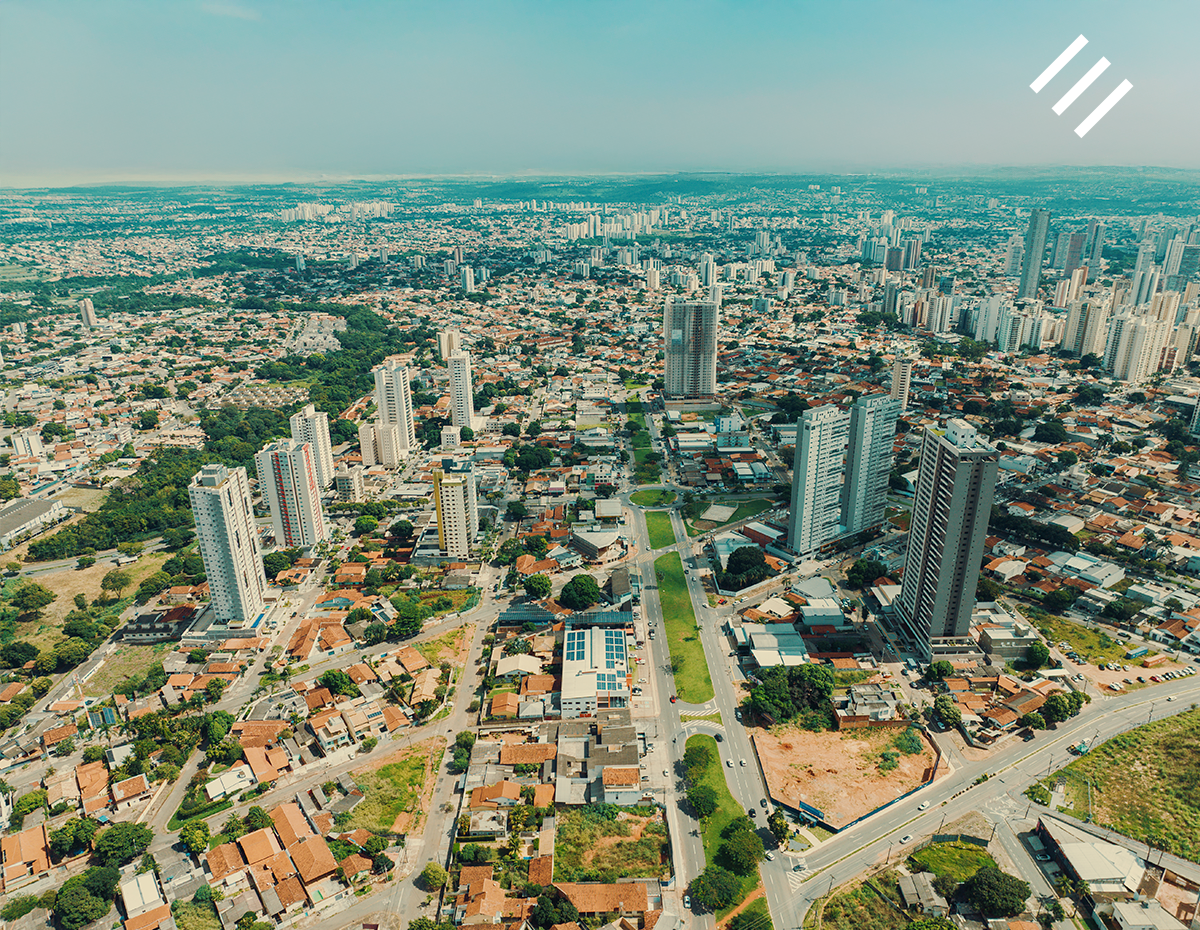 imagem aérea do setor serrinha