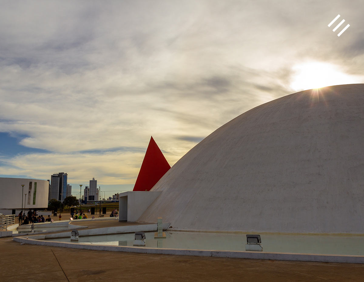 Centro Cultural Oscar Niemeyer, obra do maior arquiteto brasileiro, em Goiânia