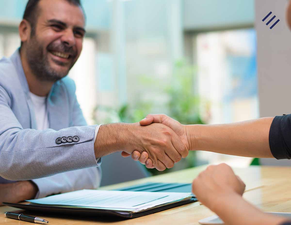 Exemplo de fechamento de negócio, parte final da gestão de imóveis