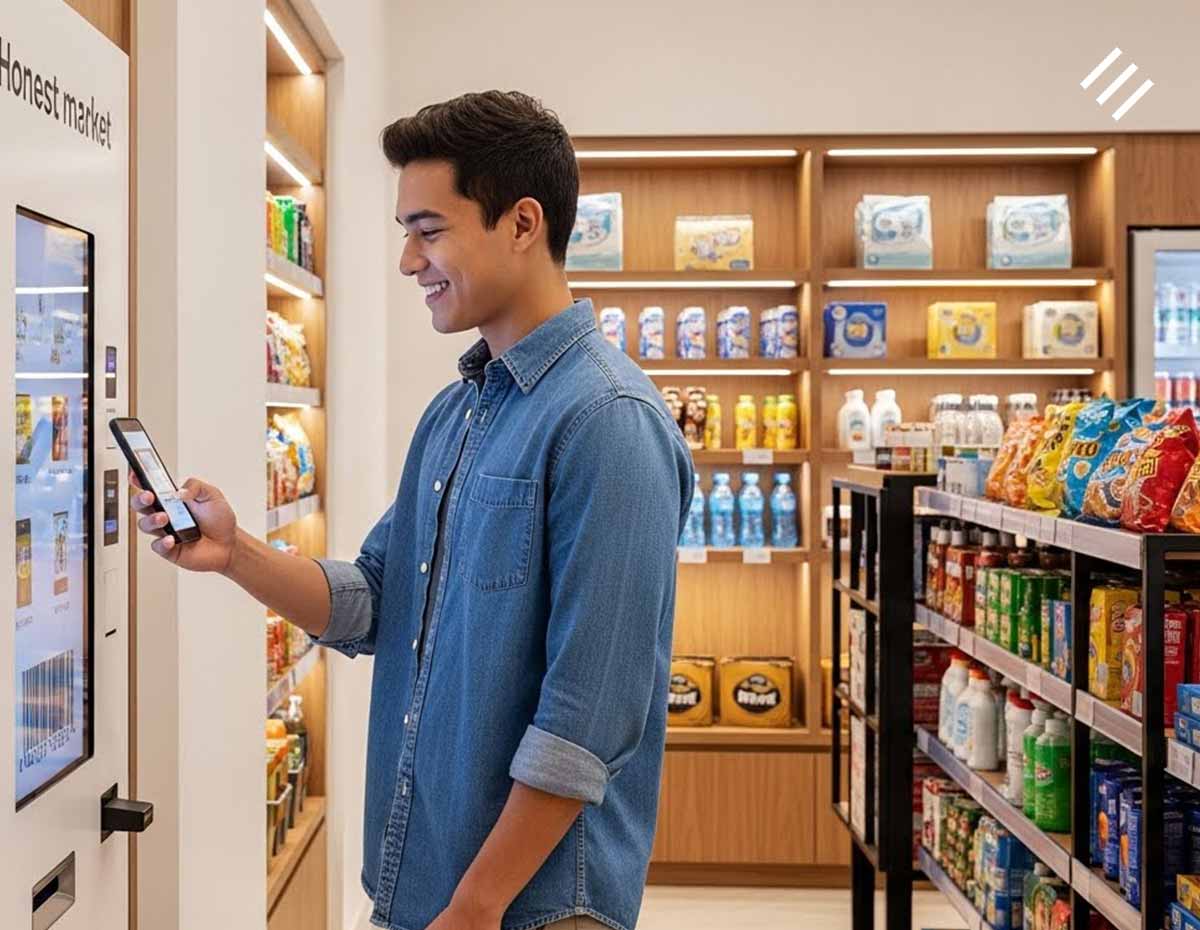 Exemplo de minimercado em condomínio.