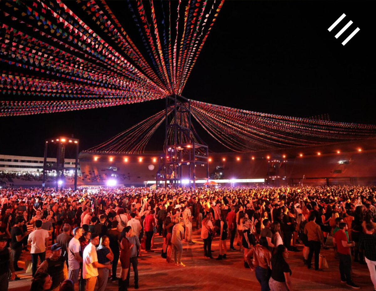 Imagem do Arraiá do Bem 2025, festa junina em Goiânia