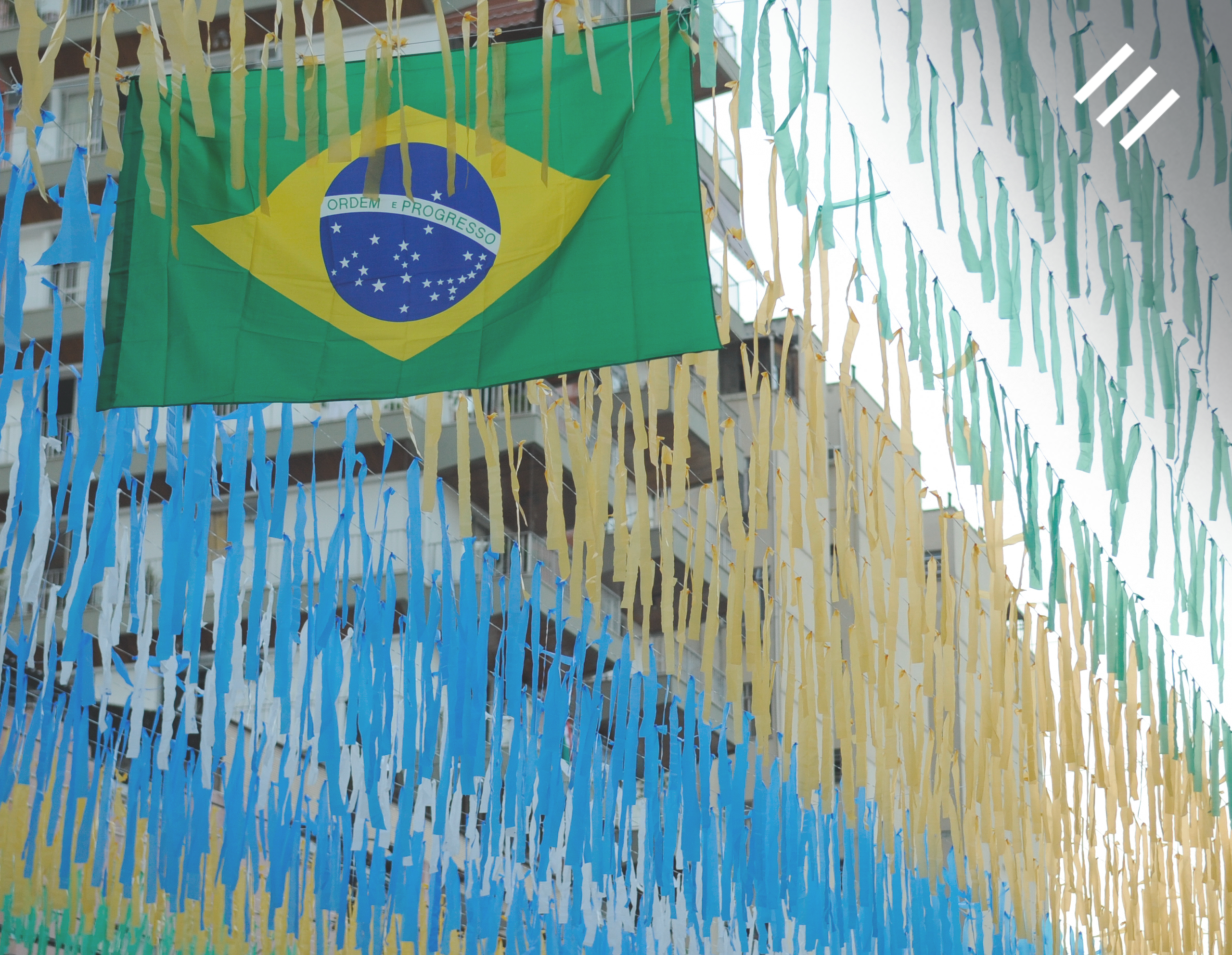 exemplo de decoração de copa do mundo