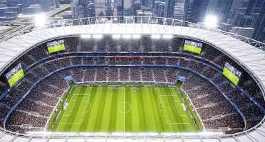 Exemplo de estádio utilizado na Copa do Mundo