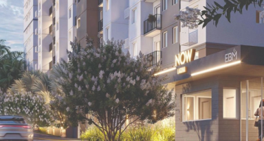 fachada do empreendimento da linha NOW da construtora EBM