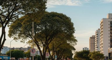 Família aproveitando como é bom morar em Ceilândia e passeando na rua