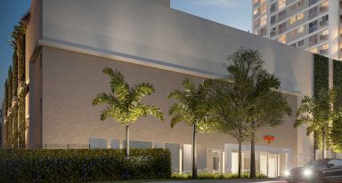 Perspectiva da fachada do NOW 29, empreendimento da EBM em Ceilândia