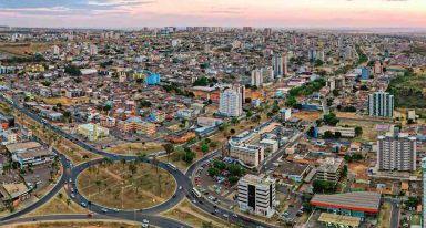 Vista aérea de Samambaia, ótima opção para morar no DF