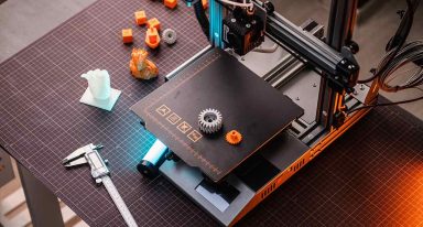 Exemplo de impressão 3D para a construção civil