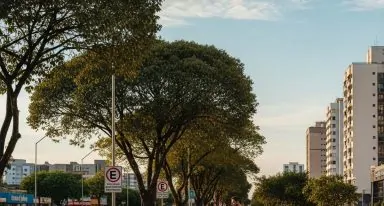 Família aproveitando como é bom morar em Ceilândia e passeando na rua