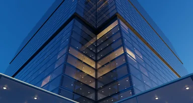 imagem de fachada de apartamento de alto padrão