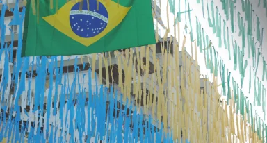 exemplo de decoração de copa do mundo